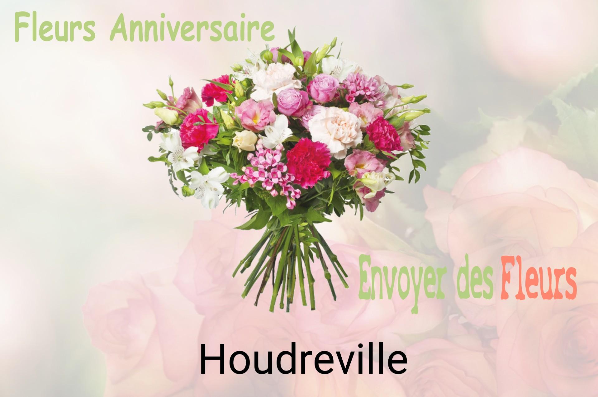Bouquet de fleurs d’anniversaire livré à Houdreville